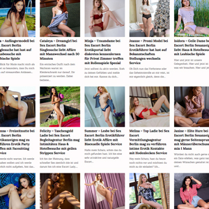 Sex Escort Modelle in Berlin erfüllen Geschäftsreisenden Ihre Wünsche